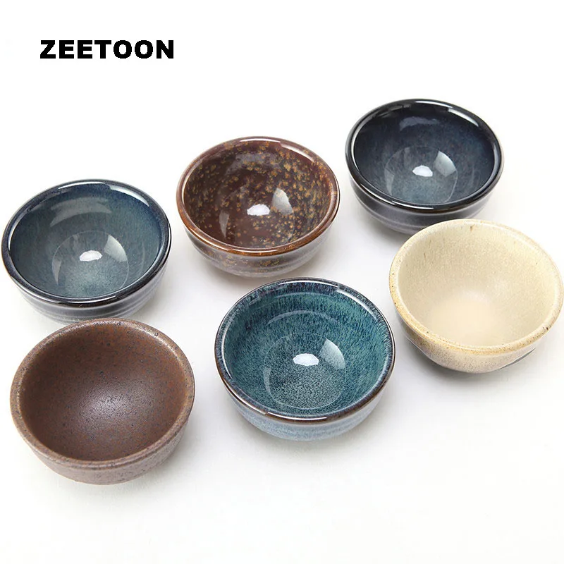 

110ml Japanese Style Authentic Yixing Purple Clay Teacup Coarse Pottery Tea Cup Master Cup Kung Fu Tea Set Song Rhyme Tea Bowl
