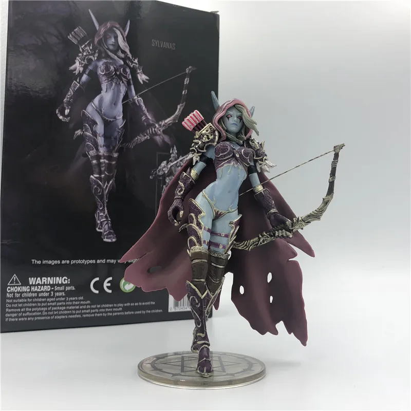 Sylvanas Темный Traxex ПВХ фигурка Windrunner Darkness Ranger Lady Коллекция Модель 14 см