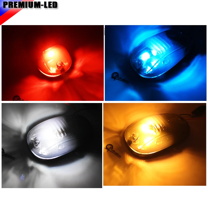 Светодиодсветодиодный ходовые огни 9SMD 3030 для крыши кабины 5 шт.|led lights for roof|blue ice