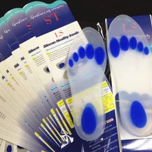 Медицинские силиконовые стельки/облегчают каблуки шпоры/Подошвенный Фасцит боли/диабет Уход