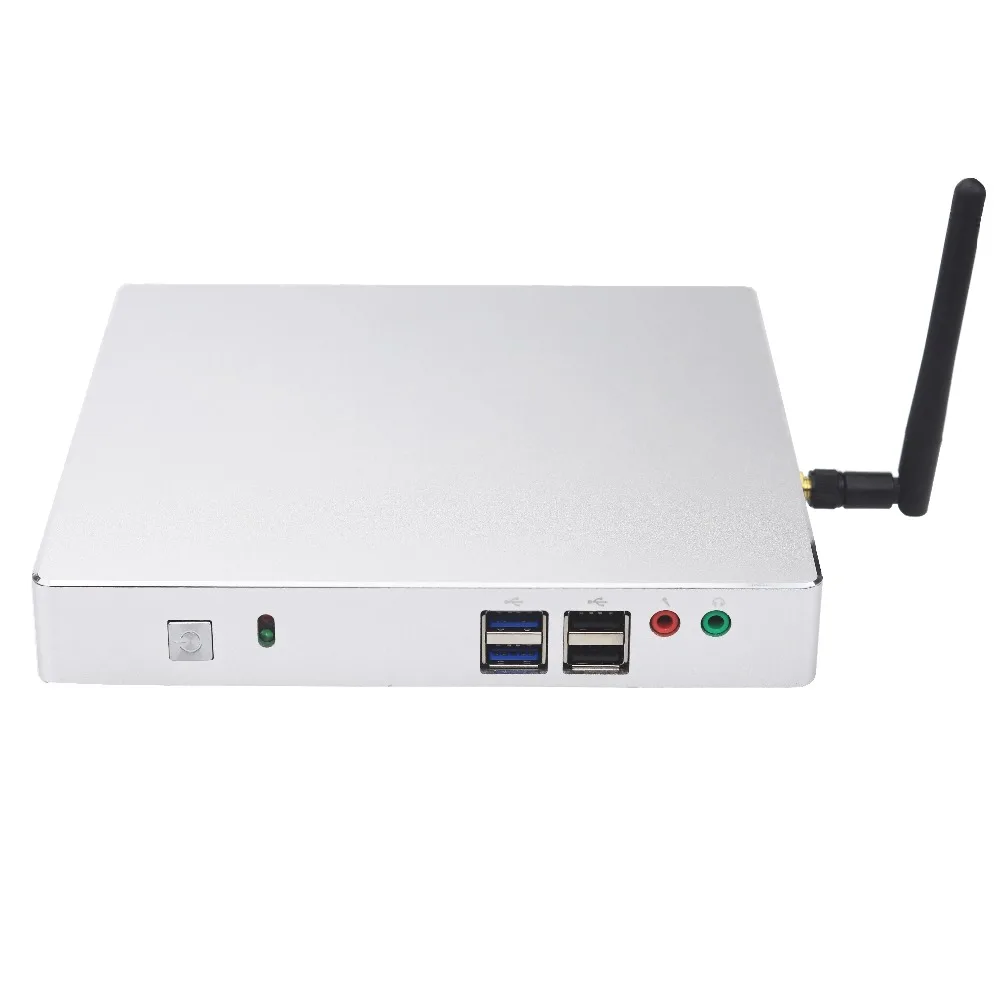 Новый металлический чехол мини настольный ПК I7 Windows 10 WIFI COM хороший школьный