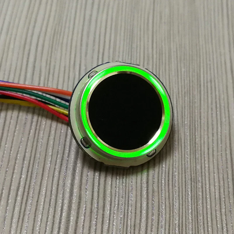 

Small Circular Capacitive Fingerprint Access Control Module Sensor Scanner with 7 pin