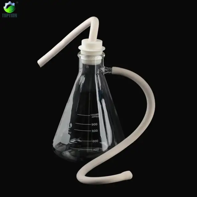 1L Glass Liquid Collection Flask For Laboratory Filtration Apparatus