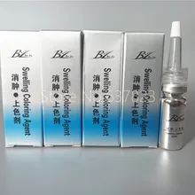 10 шт/партия Уход за тату Восстанавливающий отек краситель для бровей Губы помощь жидкость быстро окрашивание