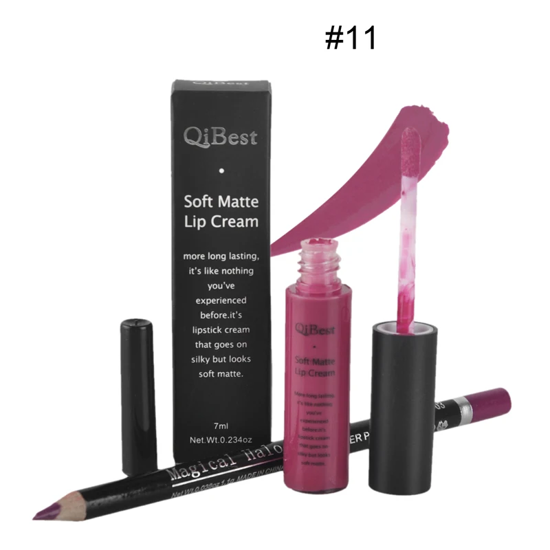 Qibest font b Makeup b font font b Set b font 16 Colors Lip Gloss 16