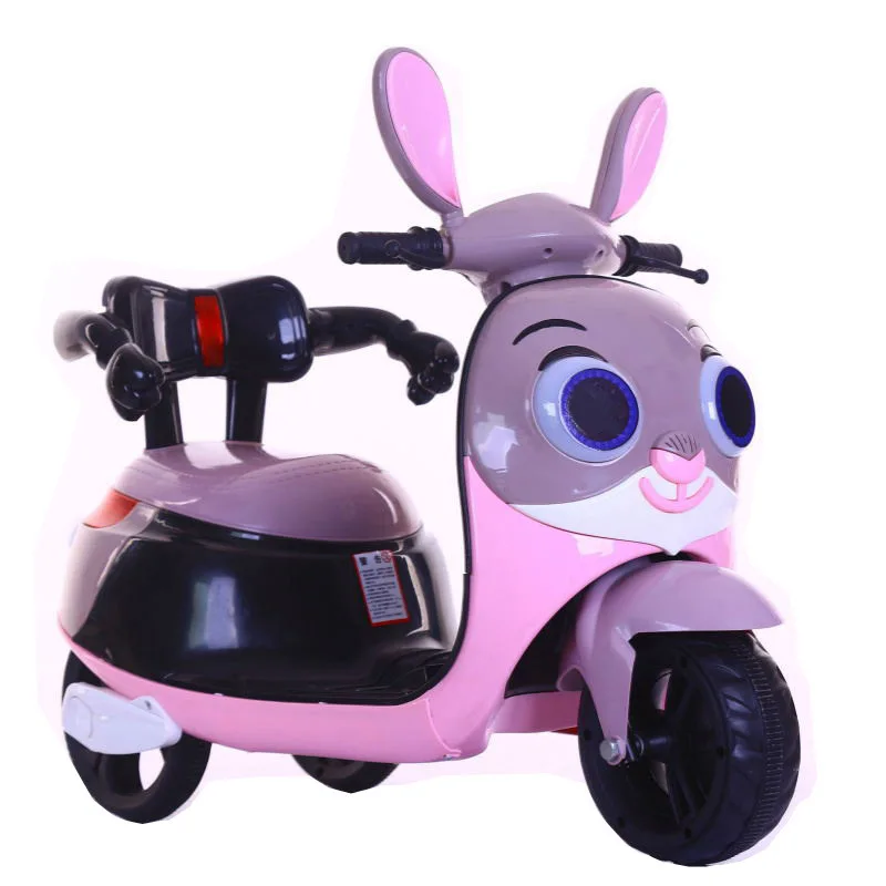 New Children Electric Motorcycle Three Wheels Electric Car for Kids Ride on 1-3-6 Years Charging Music Motorcycle Electric Trike - Цвет: Оранжевый