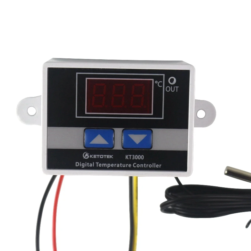 Термостат цифровой контроль температуры Лер для Аквариум инкубатор регулятор переключатель управления переменного тока 220 в 12 В 24 В 10 А красный светодиодный датчик