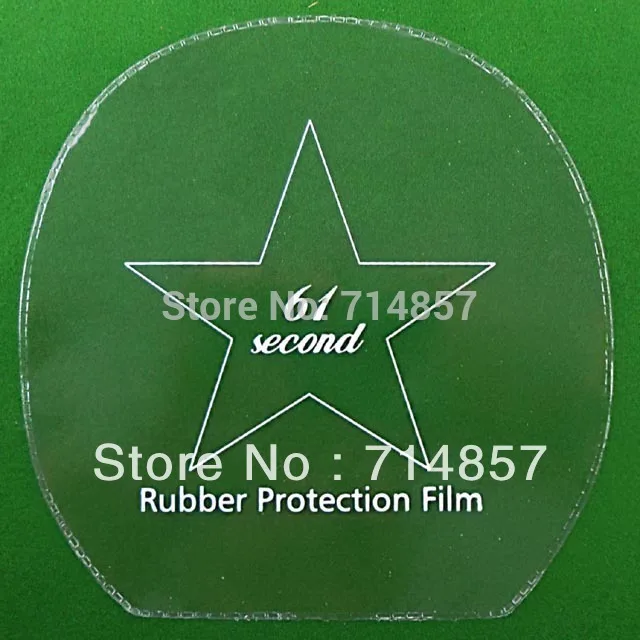 

12 pieces of 61second table tennis / pingpong rubber protection film