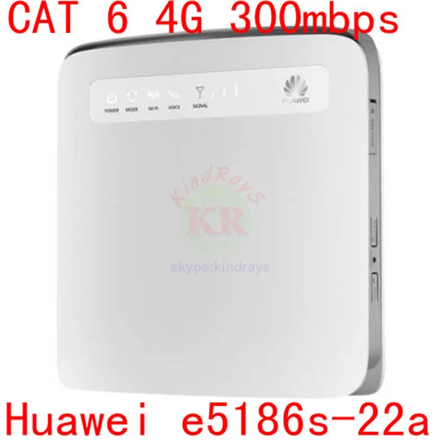 Разблокированный 4 г маршрутизатор huawei E5186 E5186s-22a 4 г 300 Мбит/с LTE беспроводной 12 В маршрутизатор 4 г Wi-Fi dongle Cat6 Мобильная точка доступа CPE