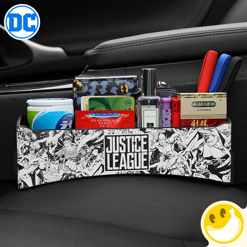 DC Comics Car Seat Gap Storage Box Superman Batman Justice League Creative Fashion Cartoon Universa