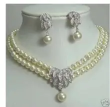 women big Jewelry set Genuine Natural 8-7mm Freshwater Cultured Pearl Comeliness Pearl Bridal Necklace Earring цена women big Jewelry set Genuine Natural 8-7mm Freshwater Cultured Pearl Comeliness Pearl Bridal Necklace Earring цены онлайн
