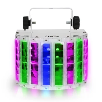 

100-240V 24W RGBW LED 7 Channel Dmx 512 Stage Lighting Voice-Control Automatic Control LED Projector DJ Home KTV Disco Lights