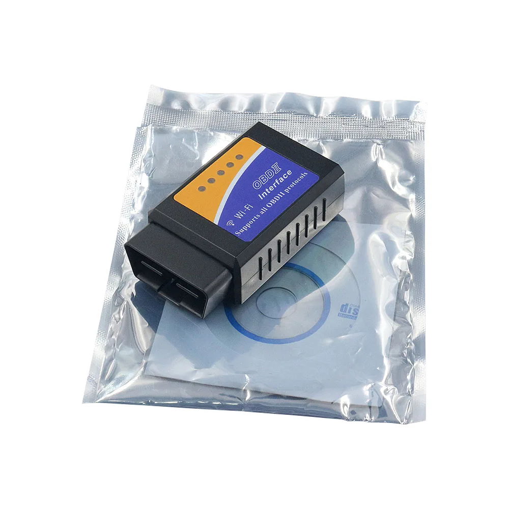 Super Mini OBDII ELM327 WIFI V1.5 25K80 Chip Auto Code Reader elm 327 1.5 obd 2 WiFi 12V Car Scanner For IOS Android Windows