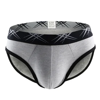 

New Men's Underwear Cotton U Convex Waist Korean Men's Briefs Youth Simple Comfortable Pants Men's Sexy Underwear Slip Homme
