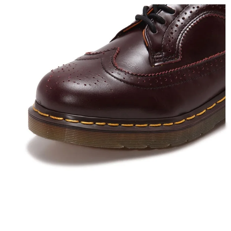 Мужские Винтажные туфли из натуральной кожи бордового цвета со шнуровкой|shoes