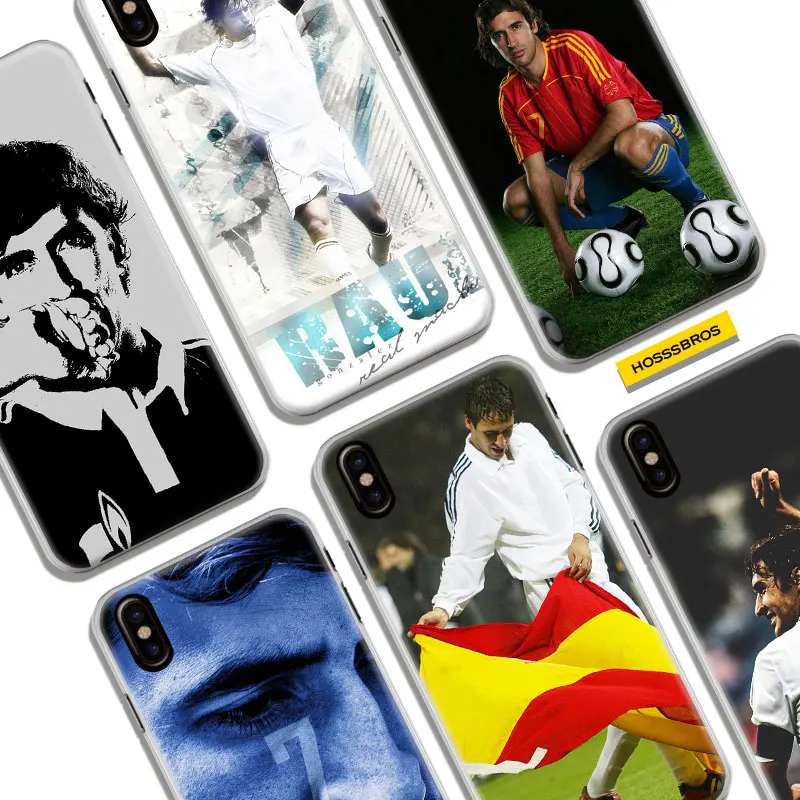 

Raul Gonzalez Coque For Apple iPhone X 8Plus 8 7Plus 7 6sPlus 6s 6Plus 6 5 5S SE Phone Case Cover Shell