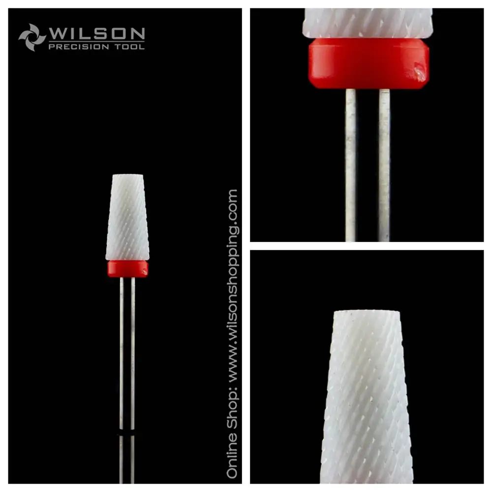 

Large Tapered Bit - Fine(6100125) - White Ceramic Nail Drill Bit