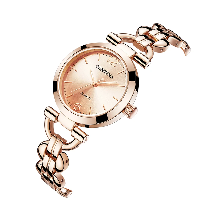 

2018 New Luxury Women Gold Vintage Luxury Clock Women Bracelet Watch Ladies Brand Luxury Stainless Steel FREE SHIPPING