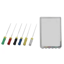 Стоматологический, Эндодонтический из нержавеющей стали ручной Эндодонтический инструмент для удаления корневой стены канала из нержавеющей стали ручной K-FILES