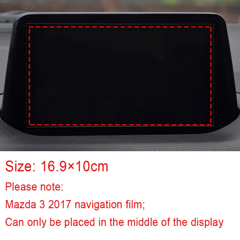 Vtear для мазда Mazda 3 Axela 2018 2019 GPS Навигация экран стальной материал Защитная пленка