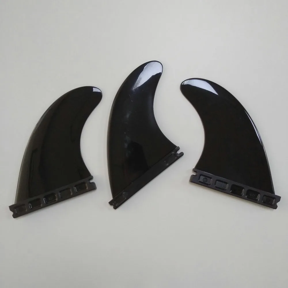 FCS мягкий плавник G5 Мягкие пластиковые ласты для серфинга черный FCS Tri Fins 3 шт./компл