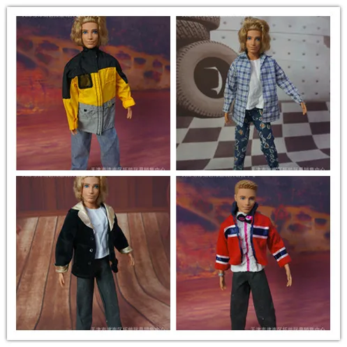 

5pcs 1/6 fashion doll clothes Doll Accessories casual wear fashion suit clothes for 1/6 ken