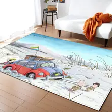 Nody современный мультфильм живопись Печатный ковер для гостиной спальни ковер модный Противоскользящий большой коврик для стола floorковрик домашний декор