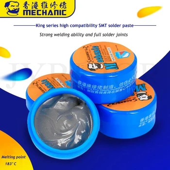 

Mechanic King Series Highly Compatible SMT Solder Paste MCN999 Flux Solder Paste Medium Temperature 183 Dgree Solder Paste
