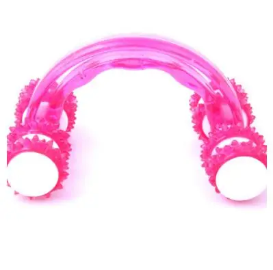 The new body massager 11 cm plastic 8 round manually Rainbow eight rounds of lunar rover | Красота и здоровье