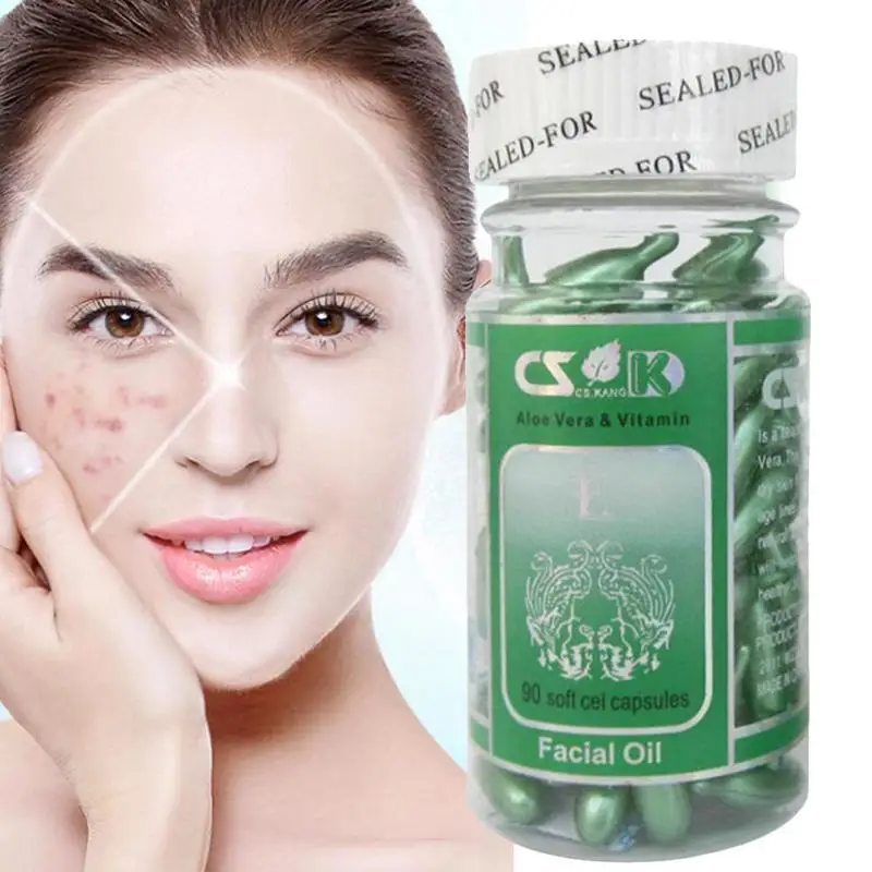 Face Care Vitamin E Essence 90Pcs Extract Face Cream Anti Wrinkle
