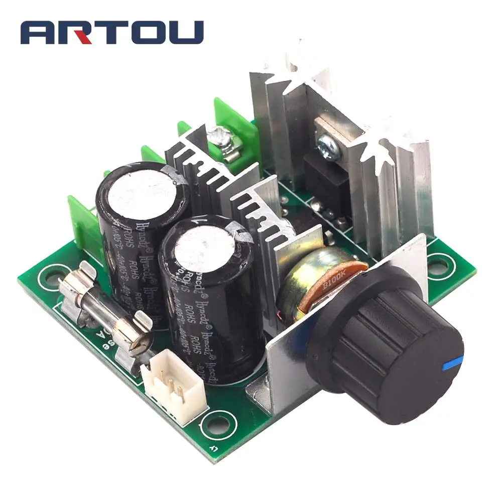 DC 12V 24V 30V 40V 13KHZ режимы авто PWM регулятор скорости двигателя переключатель