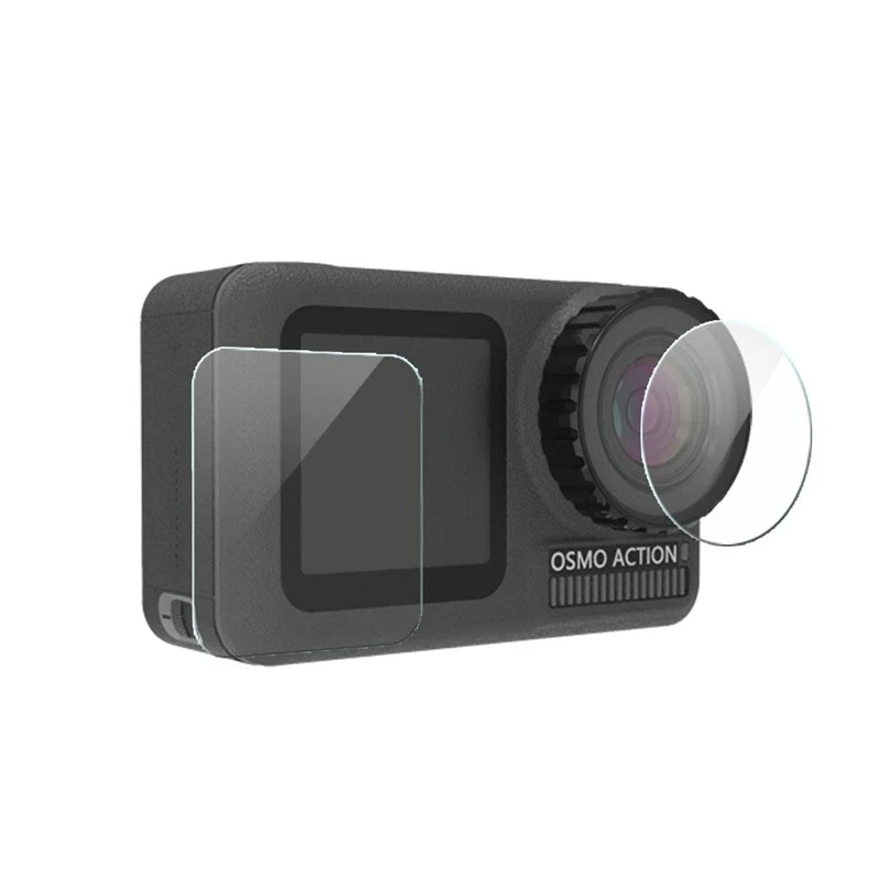 3 в 1 для экшн камеры DJI OSMO 2.5D прозрачное закаленное стекло с защитой от царапин