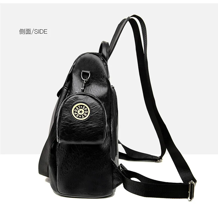 grande capacidade bolsa feminina mochila à prova