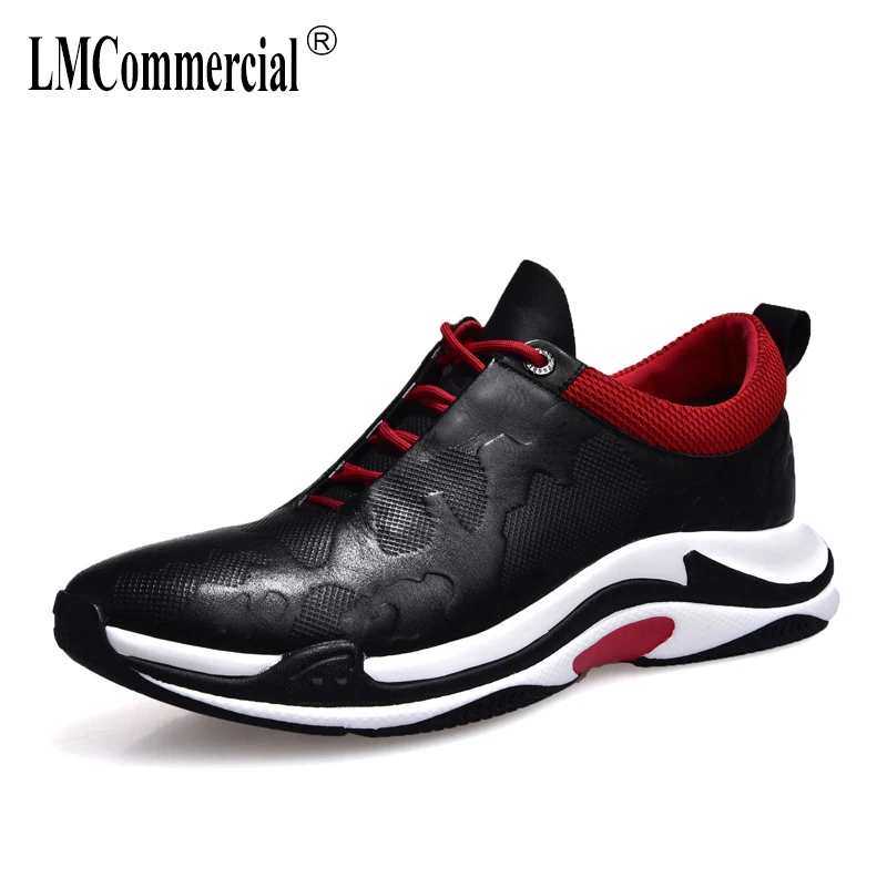 Nova Do Casuais Respirável Botas Todos Couro 2018 De Lazer Moda Sneaker Homens Genuíno Dos Jogo Sapatos Os R4w06pqp