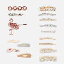 JUJIA, женская заколка, металлический кристалл, жемчуг, заколка для волос для женщин,, модные корейские заколки для волос, лента для волос, аксессуары для волос, ювелирные изделия