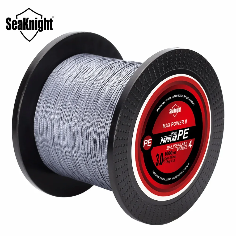 

1000M SeaKnight Brand Tri-Poseidon Series Super Strong Japan Wire PE Braided Line Fishing Line Multifilament 8 10 20 30 40 60LB