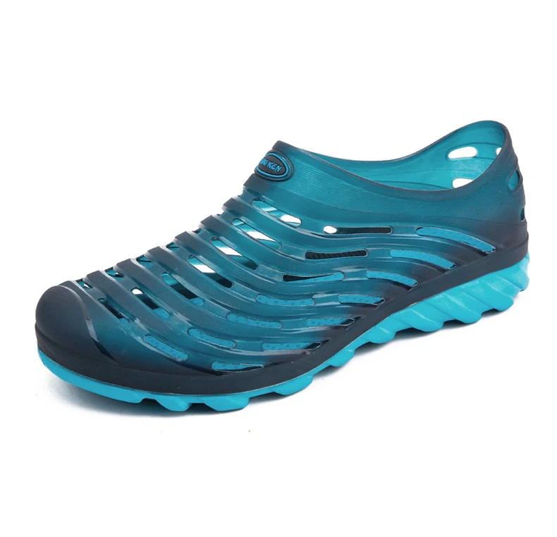 Big Size 40-45 Croc Men Black Garden Street Style Trending Aqua Clogs Hot Band Sandalias Summer Slides Beach Shoes (17)