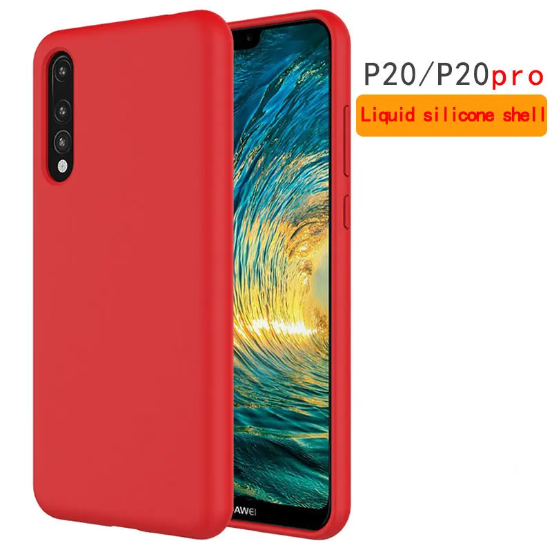 For Huawei P20 Case Luxury Huawei P30 pro Silicone Built-in microfiber Shell Soft Cover For Huawei P20 Pro P 20 Back Cover cases