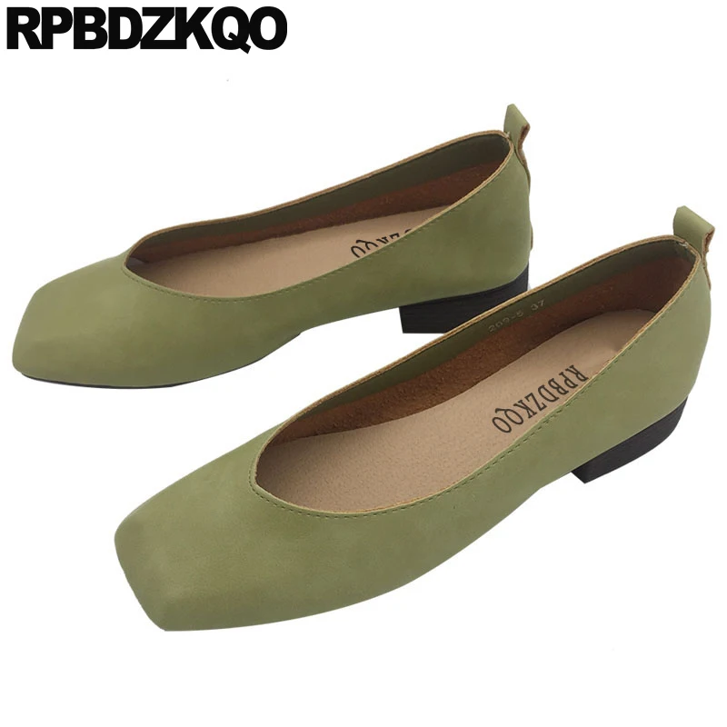 Slip On Green Retro Work Square Toe China Black Ladies Drop Shipping Women Flats Elderly 2021 Traditional Chinese Shoes Designer | Обувь