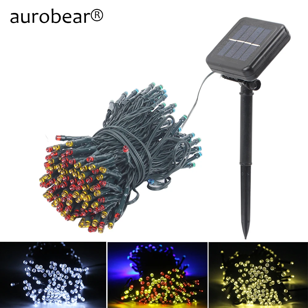 LED Solar Strip Light Outdoor Solar Led String Fairy Lights Wedding