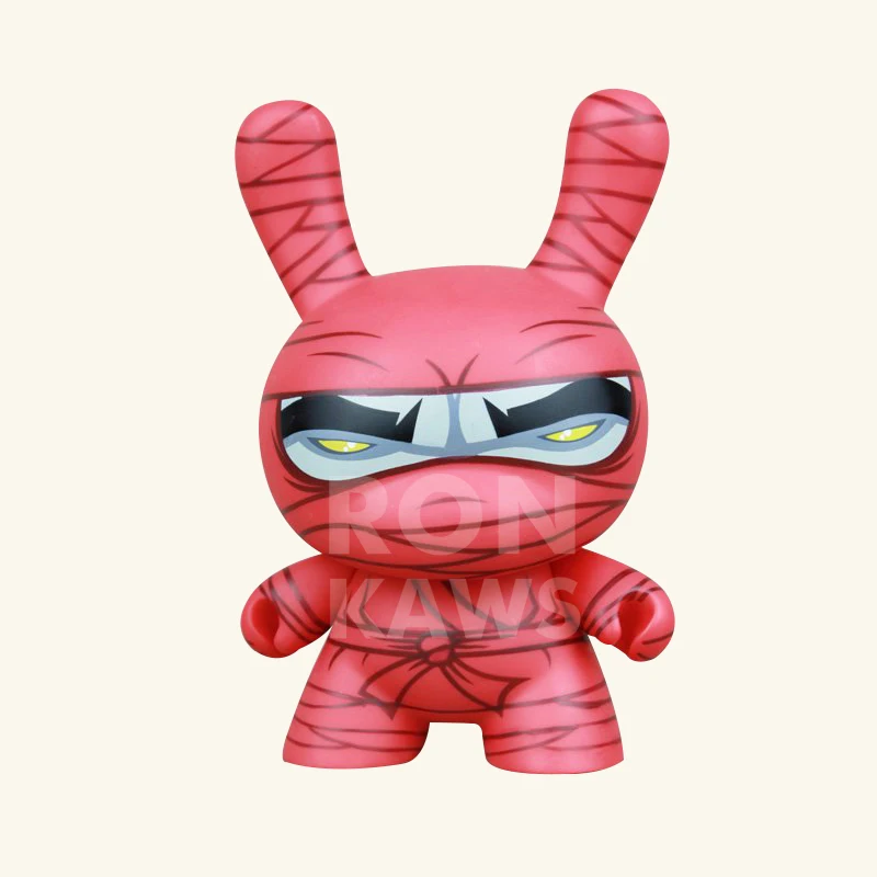DUNNY Kidrobot 8 pouces de campteurs De bricolage граффити poup e lapin Ninja mailu|kidrobot|ninjadunny |