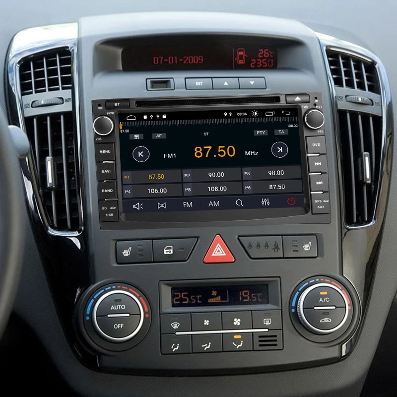 Best 2 Din Android 9.0 Car DVD Player For Kia Ceed 2010 2011 2012 Venga Car Stereo Head unit Radio RDS AudioGPS Glonass Navigation 4