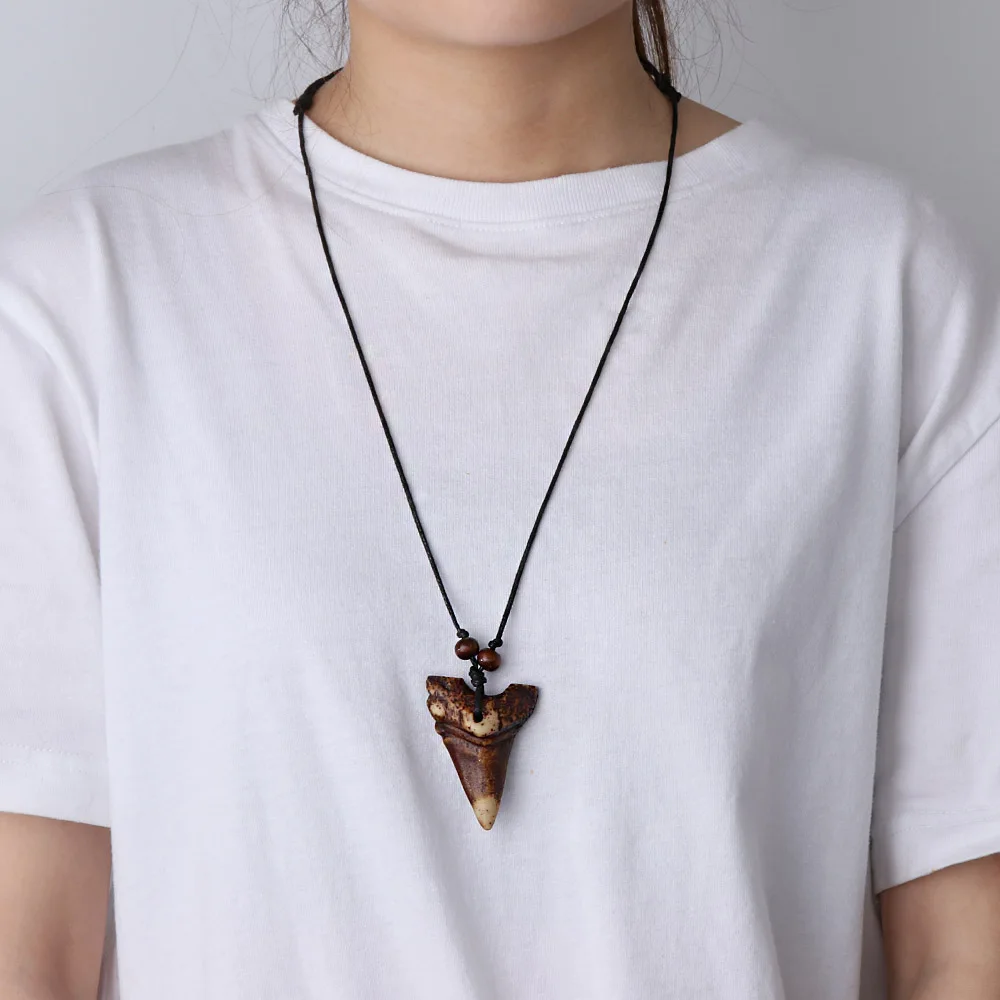 White Teeth Amulet Pendant Gift 