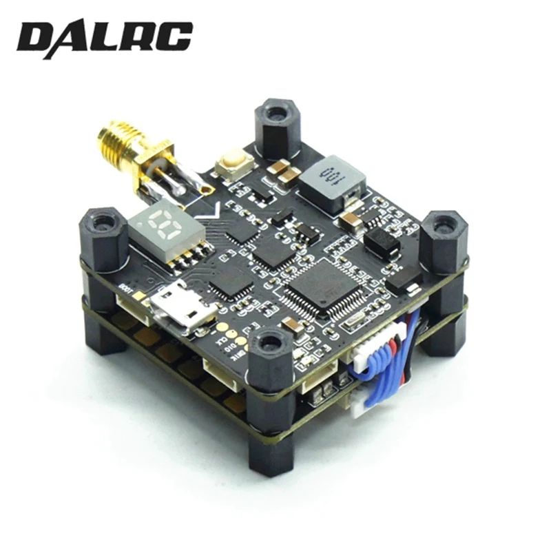 

DALRC Omnivid F3 Flight Controller 4 IN 1 BLHELI_S 20A DSHOT600 ESC 5.8G 25mW/200mW/400mW VTX For RC Quadcopter Frame DIY