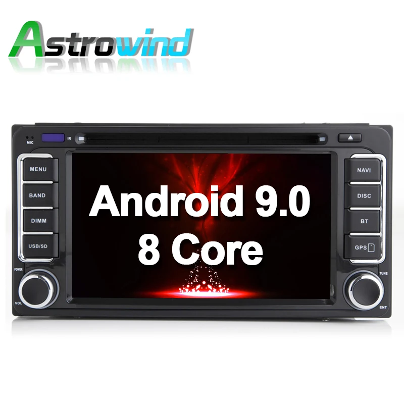 Excellent 4G RAM,32G ROM,Android 9.0 Car GPS Navigation System DVD Player Radio Stereo Media For Toyota Corolla Camry Rav4 Vios TPMS DAB+ 0