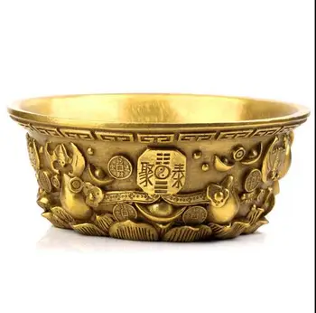 

Pure copper cornucopia large Lucky fortune fortune fishery ornaments