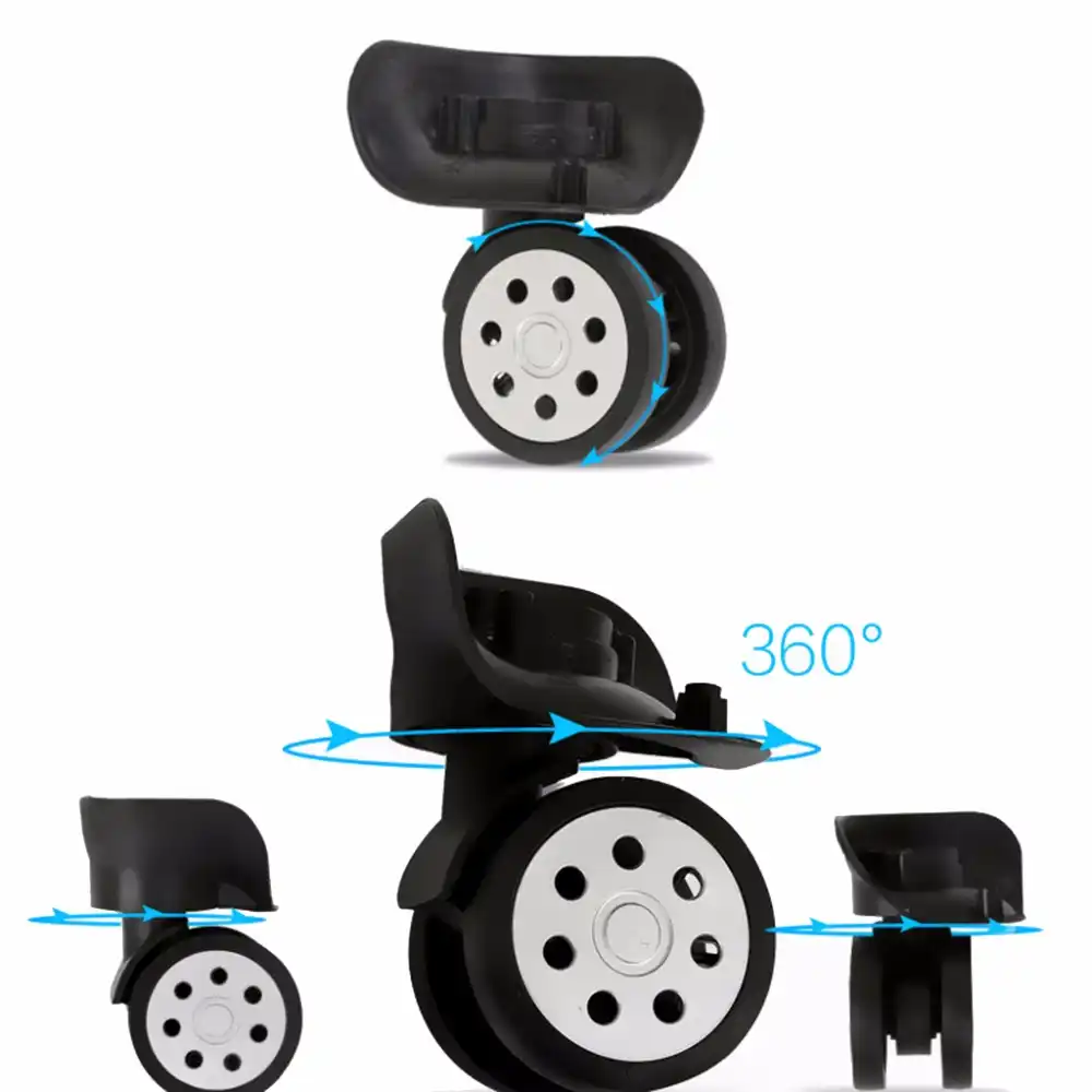 luggage swivel wheel replacement