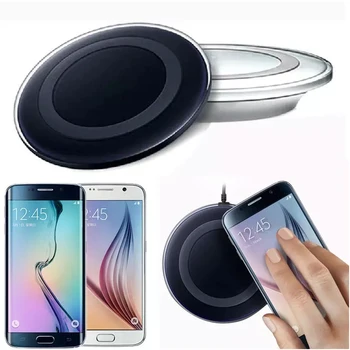 

100PCS Qi Wireless Charger For Samsung Note8 Galaxy s7 Edge s8 plus note8 iphone 8 X mobile pad with package usb cable