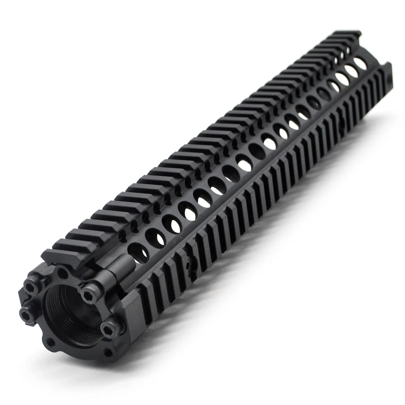 Aplus 12,7 дюйма Длина алюминиевый черный Quad Rail Handguard Сплит две части MK18 рука Guard поплавковая система крепления