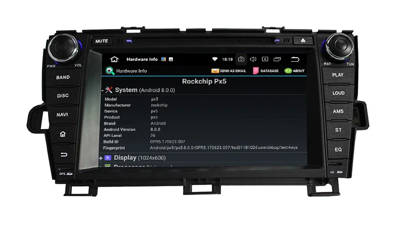 Top Belsee 4GB GPS Android 8.0 Car DVD Radio Multimedia Player Head Unit for Toyota Prius Left Hand Drive 2009 2010 2011 2012 2013 2